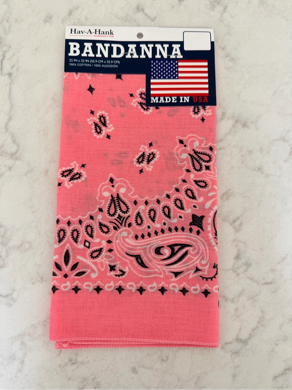 Kids Pink Paisley Bandanna